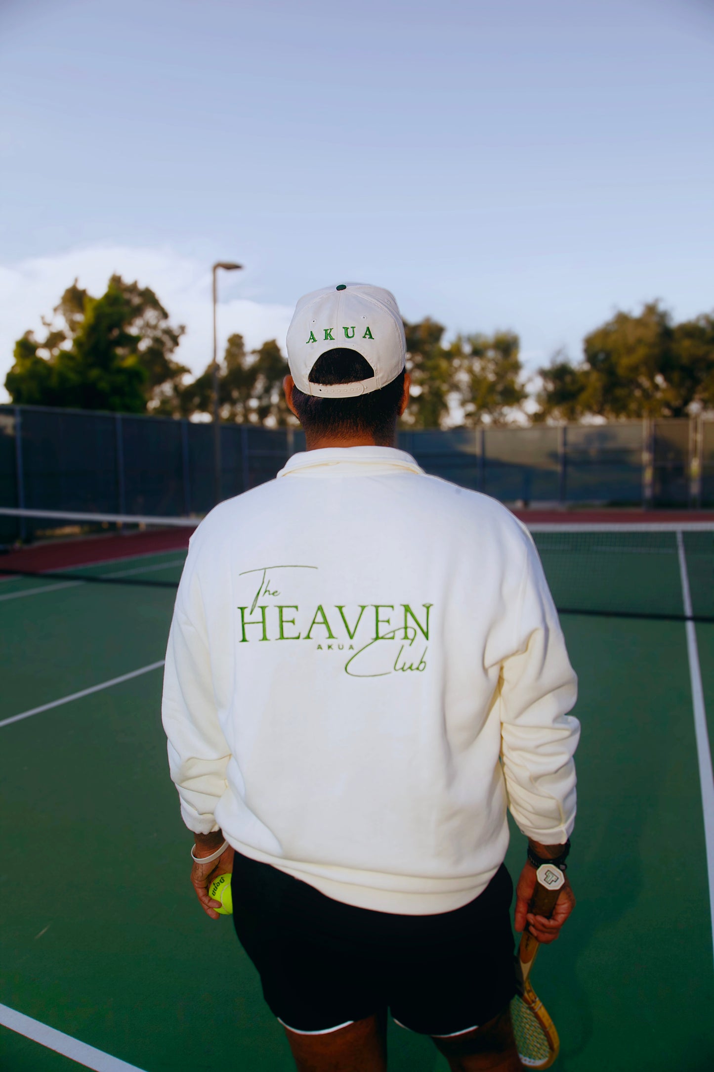 The Heaven Club Embroidered Quarter Zip