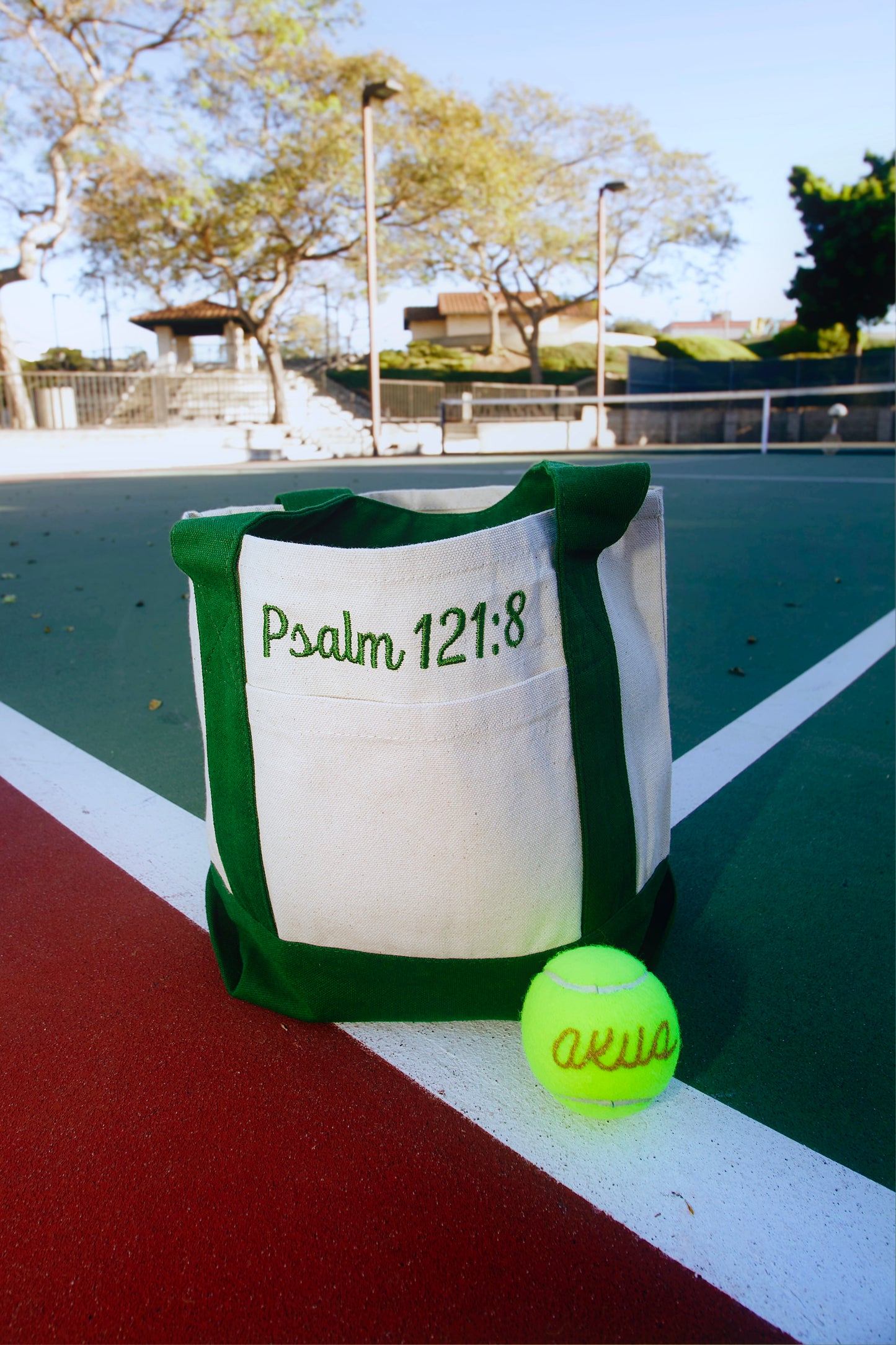 Psalm Embroidered Mini Tote